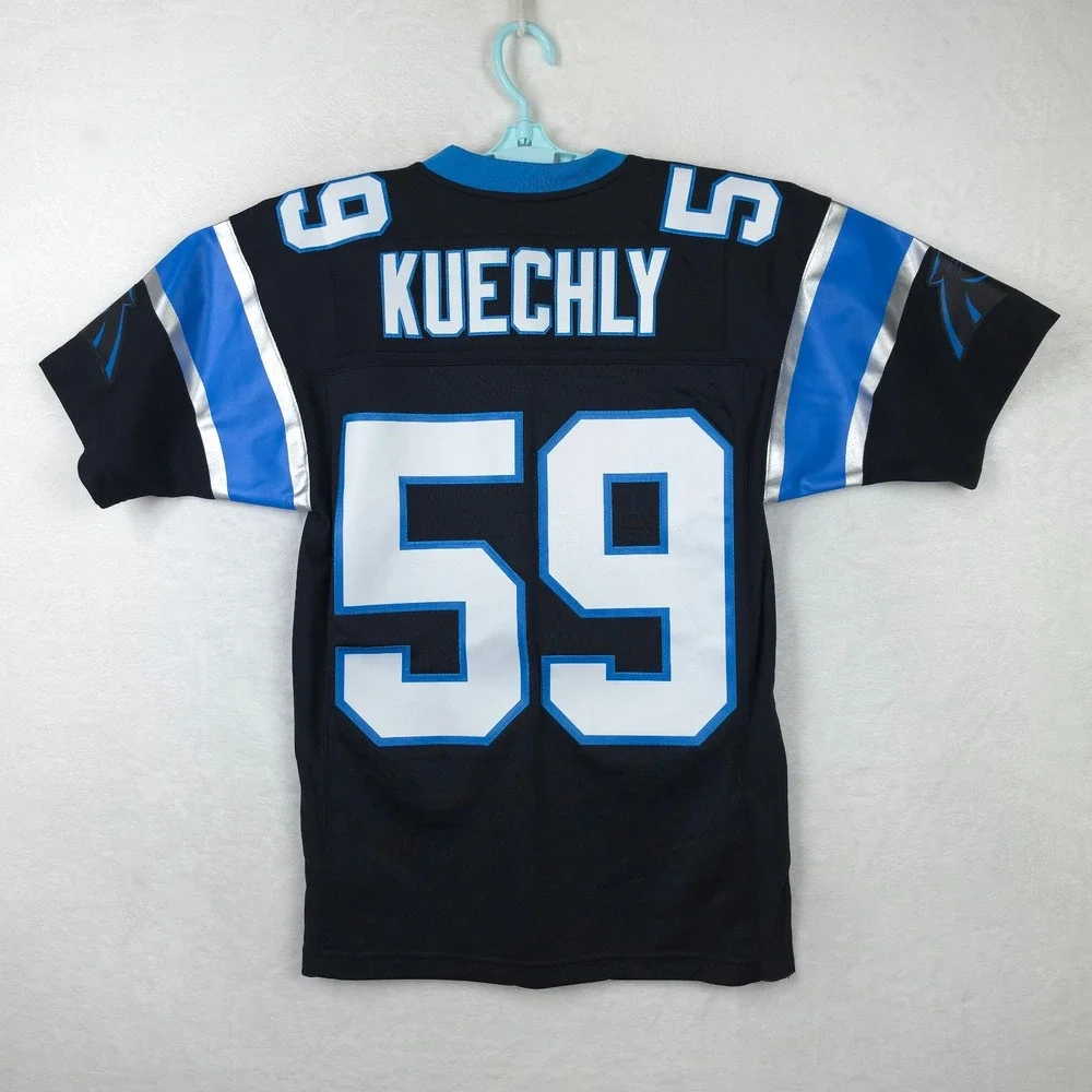 Luke Kuechly Carolina Panthers Mitchell & Ness NFL Small Jersey 2013 #59 NWT